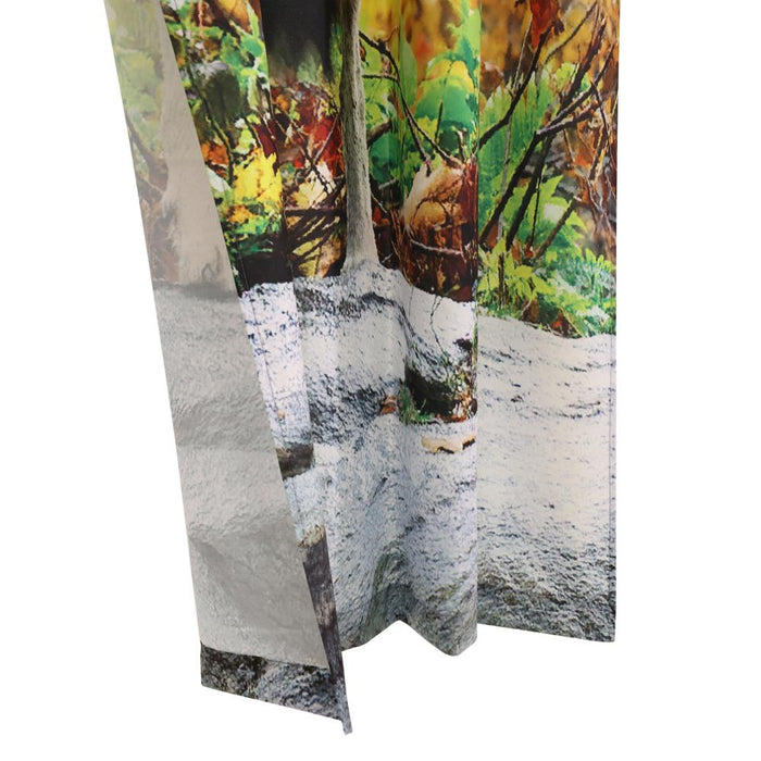 Habitat Photo Real Printed Mighty Pair of Wolves Light Filtering Pole Top Curtain Pair Each Panel 38" x 84" Multicolor