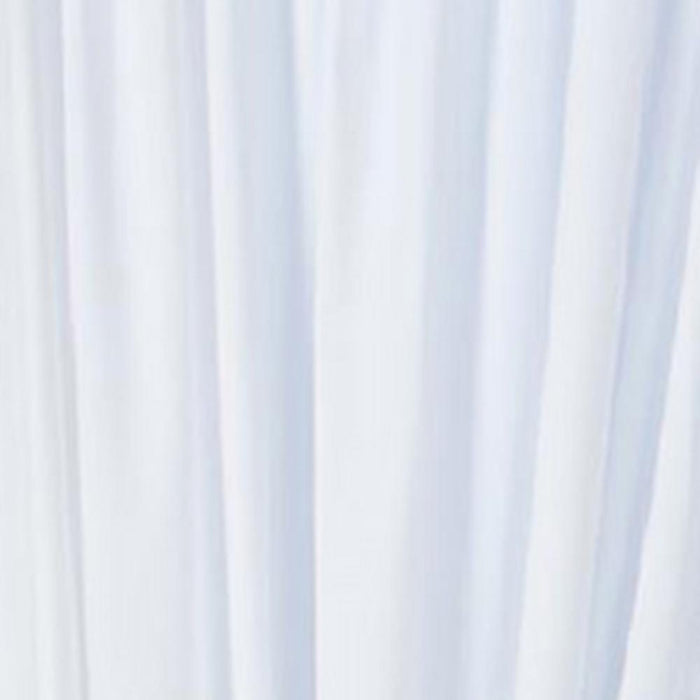 Ellis Curtain 2-Piece Ruffled Priscilla Window Curtain Panel Pair with ties - 80x84" White