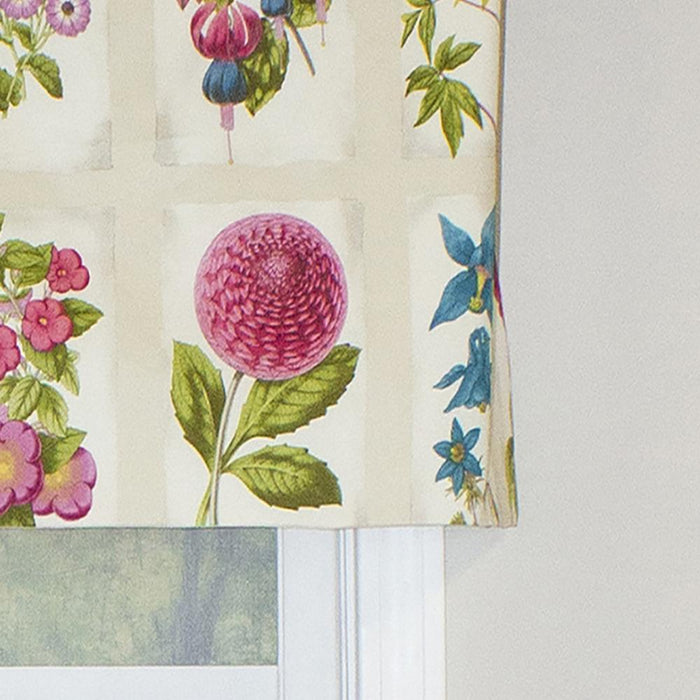 Realistic Study Tailored 3" Rod Pocket Valance 50" x 18" Multicolor by RLF Home