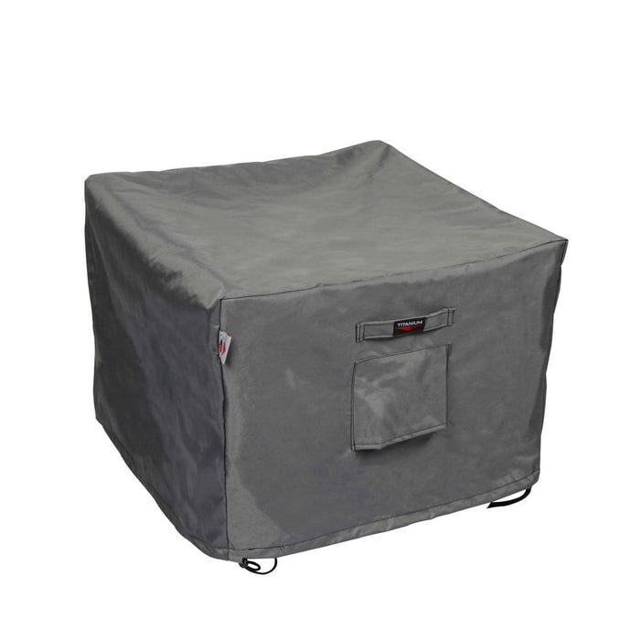 Summerset Shield Titanium 3-Layer Water Resistant Outdoor Tea Cart Cover - 37.5x26", Dark Grey