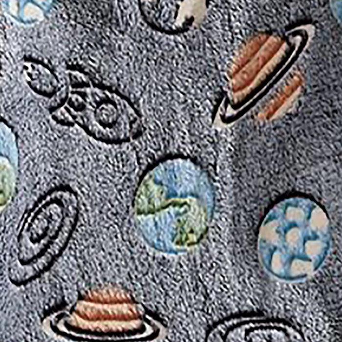 Outer Space Micro Plush All Season Throw Blanket 50" X 60" Multicolor by Plazatex