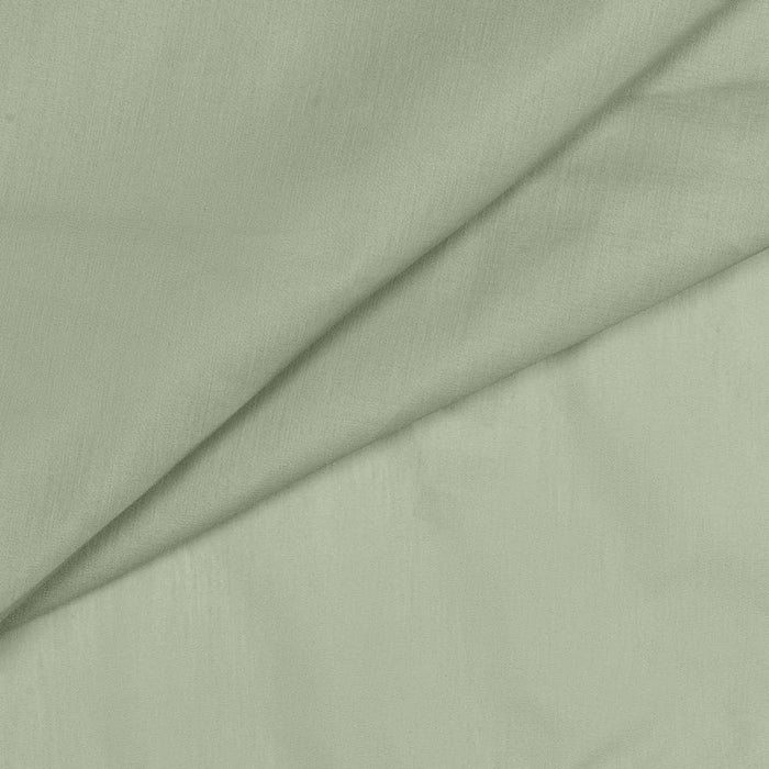 Ellis Stacey 1.5" Rod Pocket High Quality Fabric Solid Color Window Tailored Tier Pair Sage
