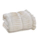 Chic Home Yvette Comforter Set Ruffled Pleated Flange Border Design Bed In A Bag Beige, King - King