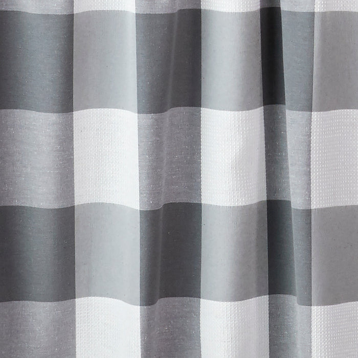 SKL Home By Saturday Knight Ltd Grandin Tier Curtain Pair - Gray/White