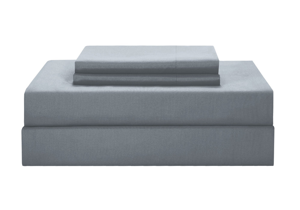 Chic Home Elegant Reversible Adler Motif 10 Pieces Comforter Bed In A Bag Sheets Decorative Pillows & Shams - Queen 90x90, Grey - Queen