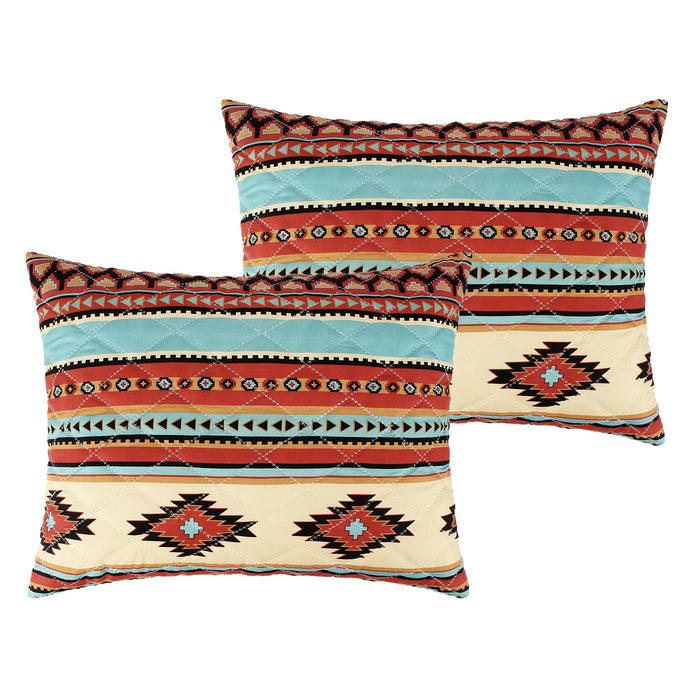 Greenland Home Fashions Red Rock Pillow Sham - Clay