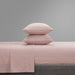 Chic Home Denise Sheet Set Super Soft Graphic Herringbone Print Design - Includes 1 Flat, 1 Fitted Sheet, and 2 Pillowcases - 4 Piece - King 108x102", Blush - Blush