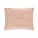 Chic Home Jessa Comforter Set Washed Garment Technique Geometric Square Tile Pattern Bed In A Bag Bedding - Sheets Pillowcase Pillow Sham Included - 5 Piece - Twin XL 68x90", Blush - Twin X-Long