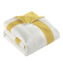 NY&C Home Gibson 9 Piece Comforter Set Striped Hotel Collection Design Bed In A Bag Bedding - Sheets Pillowcases Decorative Pillows Shams Included, King, Yellow - King