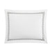 Chic Home Lewiston 7 Piece Cotton Blend Duvet Cover 1500 Thread Count Set Solid White With Embroidered Details Bed In A Bag Queen Grey - Queen