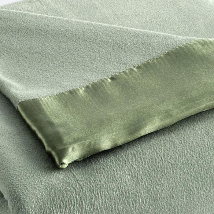 Micro Flannel All Seasons Lightweight Sheet Blanket, Full/Queen, Willow - Full/Queen,Willow