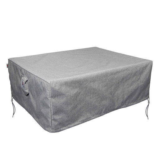 Summerset Shield Platinum 3-Layer Water Resistant Outdoor Coffee Table Cover - 45x25", Grey Melange - 45x25