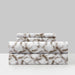 Chic Home Amira Sheet Set Watercolor Overlapping Rings Pattern Print Design - Includes 1 Flat, 1 Fitted Sheet, and 1 Pillowcase - 3 Piece - Twin 66x102", Taupe - Taupe