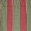 RLF Home Parlor Stripe Cornice Window Treatment Valance Fits up to 48"W 3" Rod Pocket 50" x 17" Watermelon