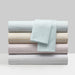 NY&C Home Samara 3 Piece Sheet Set Super Soft Unique Striped Pattern Print Design – Includes 1 Flat, 1 Fitted Sheet, and 1 Pillowcase, Twin XL, Grey - Gray