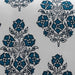 Chic Home Yazmin 7 Piece Duvet Cover Set Large Scale Floral Medallion Print Design Bed In A Bag Bedding Queen Blue - Queen