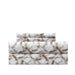 Chic Home Amira Sheet Set Watercolor Overlapping Rings Pattern Print Design - Includes 1 Flat, 1 Fitted Sheet, and 2 Pillowcases - 4 Piece - King 108x102", Taupe - Taupe
