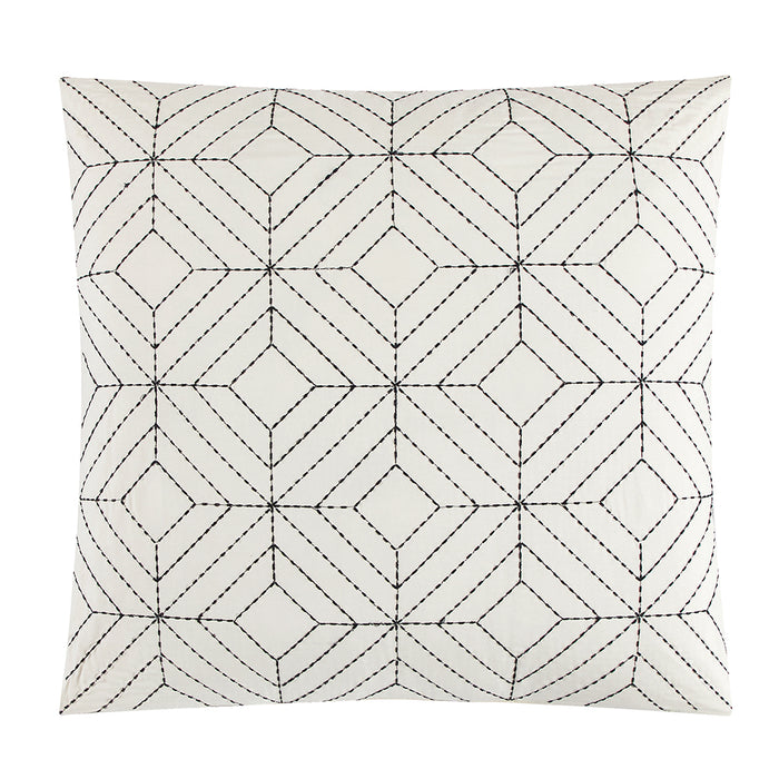 Chic Home Miles 8 Piece Comforter Set Contemporary Geometric Hexagon Pattern Print Design Bed In A Bag Bedding King Blue - King
