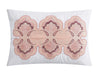 Chic Home Adaline Comforter Set Embroidered Design Bedding - Decorative Pillows Shams Included - 5 Piece - Queen 90x92", Blush - Queen