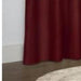 Commonwealth Thermalogic Prescott Pole Top Curtain Panel Pair 80x72'' - Burgundy - 80x72"