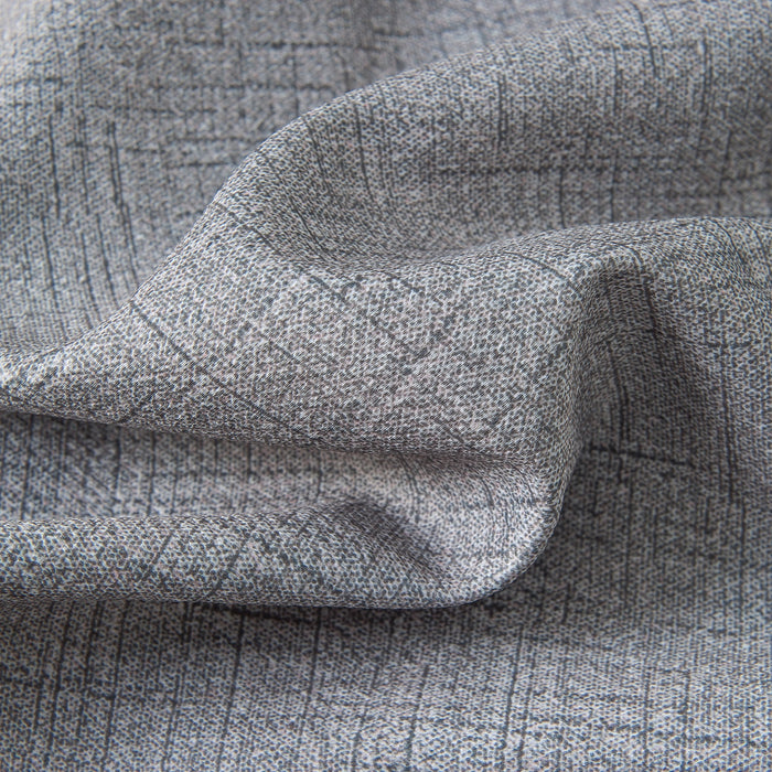 RT Designers Sofia Printed Blackout Grommet Panel - Silver