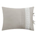 Chic Home Brice Comforter Set Pleated Embroidered Design Bedding - Decorative Pillows Shams Included - 5 Piece - Queen 90x92", Beige - Queen