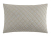 NY&C Home Trinity 5 Piece Cotton Blend Comforter Set Jacquard Interlaced Geometric Pattern Design Bedding - Decorative Pillows Shams Included, King, Taupe - King