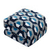 Chic Home Tudor 3 Piece Duvet Cover Set Contemporary Geometric Hexagon Pattern Print with Zipper Closure Queen Blue - Queen