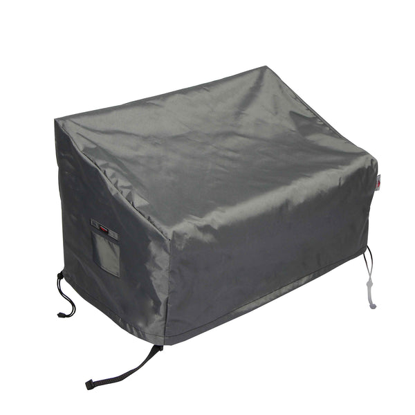 Summerset Shield Titanium 3-Layer Water Resistant Outdoor Loveseat Cover - Dark Grey