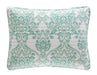 Chic Home Bassein Quilt Set Two Tone Medallion Pattern Print Bed In A Bag - Sheet Set Decorative Pillow Shams Included - 9 Piece - Full 80x90", Sage Green - Full