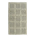 Knightsbridge Square Honeycomb 100% Cotton Reversible Bath Rug