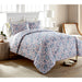Micro Flannel 6 in 1 Comforter Set, King, Pink Toile - King,Pink Toile
