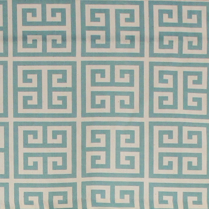 RLF Home Towers Tailored 100% Cotton with Fully Lined 3" Rod Pocket Valnance for Windows 50" x 14" Turquoise