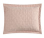 NY&C Home Trinity 5 Piece Cotton Blend Comforter Set Jacquard Interlaced Geometric Pattern Design Bedding - Decorative Pillows Shams Included, King, Blush - King