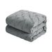Chic Home Bradley Comforter Set Diamond Pinch Pleat Pattern Design Bedding - Decorative Pillow Shams Included - 4 Piece - King 104x92", Grey - King