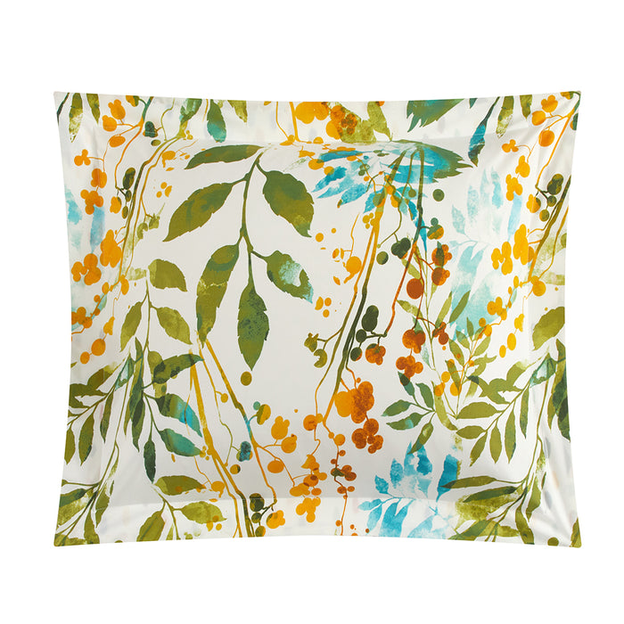 Chic Home Robin 2 Piece Duvet Cover Set Reversible Hand Painted Floral Print Design Bedding with Zipper Closure Twin Multi-color - Twin