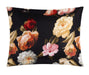 Chic Home Enid 4 Piece Reversible Comforter Set Floral Print Cursive Script Design Bedding - Decorative Pillows Sham Included - Twin 66x90", Black - Twin