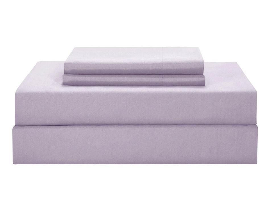 Chic Home Mycroft Pinch Pleated Ruffled Bed In A Bag Soft Microfiber Sheets 10 Pieces Comforter Decorative Pillows & Shams - Twin 66x90, Lavender - Twin