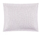Chic Home Wesley Duvet Cover Set Contemporary Solid White With Dot Striped Pattern Print Design Bedding - Pillow Shams Included - 3 Piece - King 104x90", Dark Purple - King