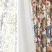 Ellis Cambridge Lined Jacquard Pinch Pleat Jacobean Floral Print Multicolor Drapery 2-Piece Curtain Panels, 48W x 84L - 48" X 84"