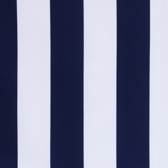 Commonwealth Outdoor Decor Coastal Stripe Grommet Top Curtain Panel - 50x108'' - Navy - Navy