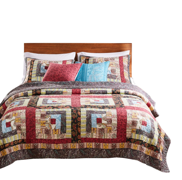 Greenland Home Fashion Colorado Lodge Bonus Set - 5 - Piece - King 105x95", Multi - King