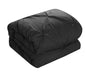 Chic Home Mycroft Pinch Pleated Ruffled Bed In A Bag Soft Microfiber Sheets 10 Pieces Comforter Decorative Pillows & Shams - Twin 66x90, Black - Twin