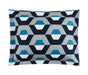 Chic Home Miles 8 Piece Comforter Set Contemporary Geometric Hexagon Pattern Print Design Bed In A Bag Bedding Blue