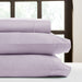 Hotel Concepts 500 Thread Count Sateen Sheet - 4 Piece Set - King, Lavender - King