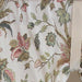 RLF Home Gianna Suspender Valance  Natural. 3" Rod Pocket, contrast ribbon Tie. 50"W x 17"L - Natural