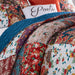 Greenland Home Fashions Barefoot Bungalow Poetry Quilt and Pillow Sham Set - Full/Queen 90x90", Classic - Full/Queen,Classic