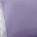 Shavel Micro Flannel Quality Lace-Edged Sheet Set - Queen Flat/Fitted Sheet 92x108/80x60x18" 2-Pillowcase 21x32" - Amethyst. - Queen,Amethyst