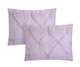 Chic Home Mycroft Pinch Pleated Ruffled Bed In A Bag Soft Microfiber Sheets 10 Pieces Comforter Decorative Pillows & Shams - Twin 66x90, Lavender - Twin