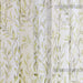 Habitat Verdure Light Filtering Rich Woven Branch Leaf Design Dual Header Curtain Panel 52" x 84" Green - 52X84